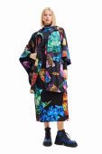 Дощовик Desigual жіноча перехідна oversize колір барвистий