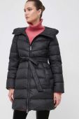 Пухова куртка Weekend Max Mara жіноча колір чорний зимова