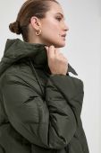 Пухова куртка Weekend Max Mara жіноча колір зелений зимова