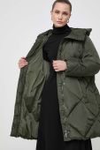 Пухова куртка Weekend Max Mara жіноча колір зелений зимова