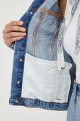 Джинсова куртка Marc O'Polo жіноча перехідна колір блакитний