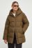 Пухова куртка Marc O'Polo жіноча колір зелений зимова oversize