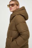Пухова куртка Marc O'Polo жіноча колір зелений зимова oversize