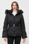 Пухова куртка Guess жіноча колір чорний зимова (3504016)