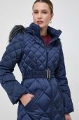Пухова куртка Guess жіноча колір синій зимова (3656915)