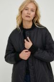 Куртка Marc O'Polo жіноча колір чорний перехідна oversize
