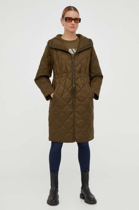 Куртка Marc O'Polo жіноча колір зелений перехідна (3470663)