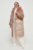 Куртка UGG жіноча колір бежевий зимова