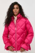 Пухова куртка Luisa Spagnoli жіноча колір рожевий зимова