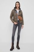 Пухова куртка Colmar жіноча колір коричневий зимова