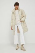 Куртка Pepe Jeans жіноча колір бежевий перехідна oversize