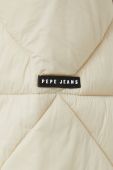 Куртка Pepe Jeans жіноча колір бежевий перехідна oversize