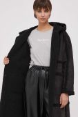 Куртка Pepe Jeans жіноча колір чорний перехідна oversize (3655032)