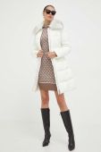 Куртка Guess жіноча колір білий зимова