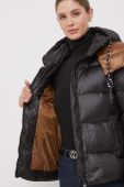 Пухова куртка Deha жіноча колір чорний зимова (3629724)