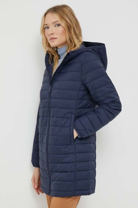 Куртка United Colors of Benetton жіноча колір синій перехідна (3519890)