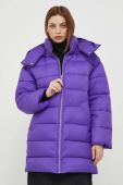 Куртка United Colors of Benetton жіноча колір фіолетовий зимова (3559661)