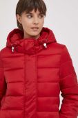Куртка United Colors of Benetton жіноча колір червоний перехідна