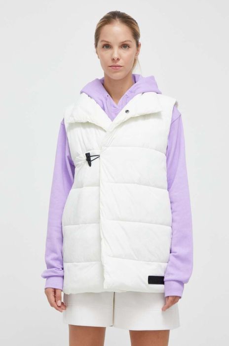 Безрукавка Didriksons жіночий колір білий перехідний