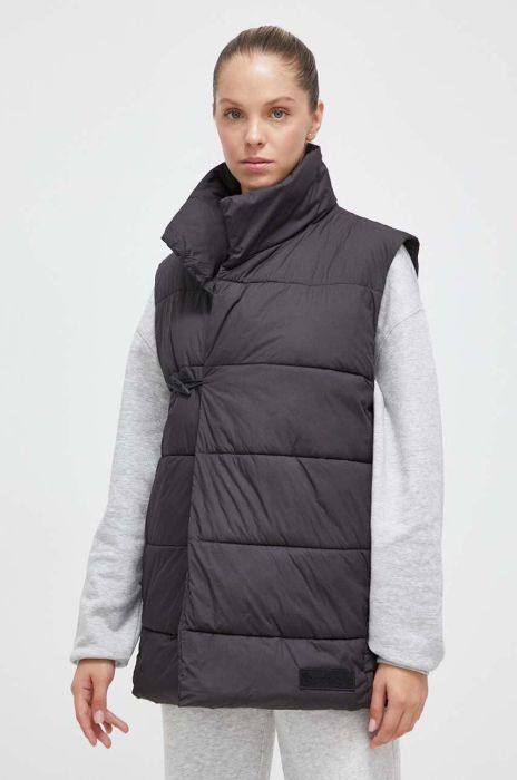 Безрукавка Didriksons жіночий колір сірий перехідний