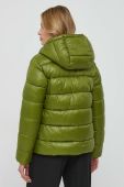 Куртка Sisley жіноча колір зелений зимова