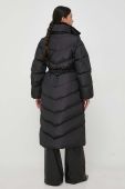 Пухова куртка BOSS жіноча колір чорний зимова oversize