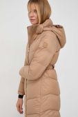 Пухова куртка BOSS жіноча колір бежевий зимова (3609776)