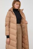 Пухова куртка BOSS жіноча колір бежевий зимова (3609776)