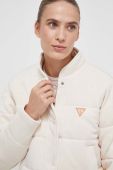 Куртка Guess жіноча колір бежевий зимова oversize (3585717)