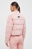 Куртка Guess жіноча колір рожевий зимова oversize