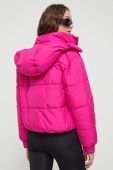 Куртка Moschino Jeans жіноча колір рожевий зимова