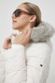 Пухова куртка Tommy Hilfiger жіноча колір бежевий зимова (3424592)