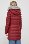 Пухова куртка Tommy Hilfiger жіноча колір бордовий зимова (3420434)
