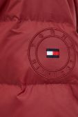 Пухова куртка Tommy Hilfiger жіноча колір бордовий зимова (3420434)