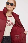 Куртка Tommy Hilfiger жіноча колір бордовий зимова