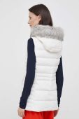 Пухова безрукавка Tommy Hilfiger жіночий колір бежевий зимовий (3424604)