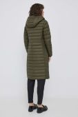 Пухова куртка Tommy Hilfiger жіноча колір зелений перехідна