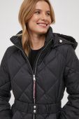 Куртка Tommy Hilfiger жіноча колір чорний зимова (3609790)