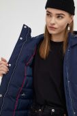 Пухова куртка Tommy Jeans жіноча колір синій перехідна (3492849)