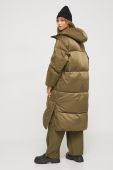 Куртка Tommy Jeans жіноча колір зелений зимова oversize (3585748)