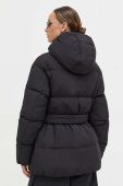 Пухова куртка Tommy Jeans жіноча колір чорний зимова oversize