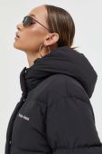 Пухова куртка Tommy Jeans жіноча колір чорний зимова oversize