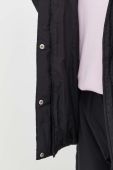 Пухова куртка Tommy Jeans жіноча колір чорний зимова oversize