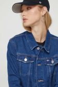 Джинсова куртка Tommy Jeans жіноча колір синій перехідна (3592989)