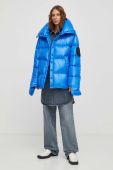 Пухова куртка MMC STUDIO Ilona жіноча зимова oversize колір блакитний