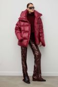 Пухова куртка MMC STUDIO Ilona жіноча колір бордовий зимова oversize