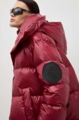 Пухова куртка MMC STUDIO Ilona жіноча колір бордовий зимова oversize