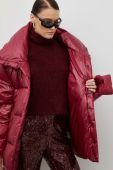 Пухова куртка MMC STUDIO Ilona жіноча колір бордовий зимова oversize