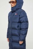 Пухова куртка Tommy Jeans жіноча колір синій зимова (3504075)