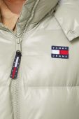 Пухова куртка Tommy Jeans жіноча колір зелений зимова (3574883)